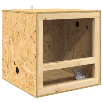 Terrárium barna 50 x 50 x 50 cm osb