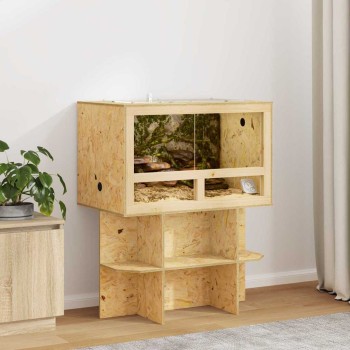 Terrárium barna 80 x 50 x 50 cm osb