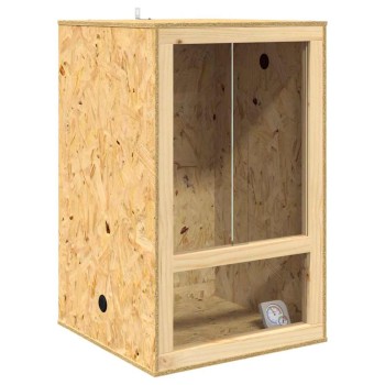 Terrárium barna 50 x 50 x 80 cm osb