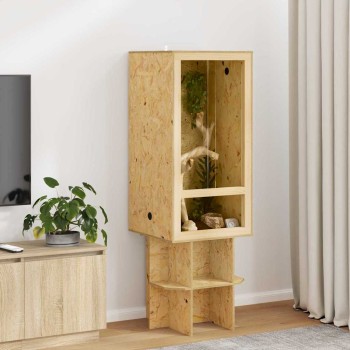 Terrárium barna 50 x 50 x 100 cm osb