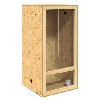 Terrárium barna 50 x 50 x 100 cm osb