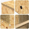 Terrárium barna 50 x 50 x 80 cm osb