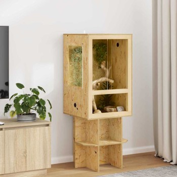 Terrárium barna 50 x 50 x 80 cm osb