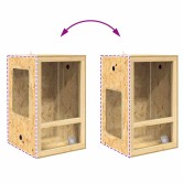 Terrárium barna 50 x 50 x 80 cm osb Terrárium barna 50 x 50 x 80 cm osb