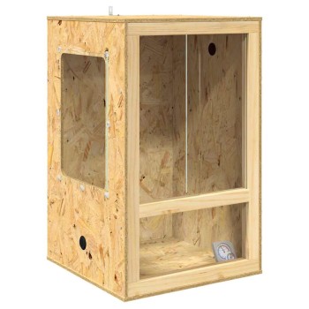 Terrárium barna 50 x 50 x 80 cm osb