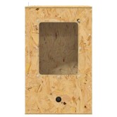 Terrárium barna 50 x 50 x 80 cm osb Terrárium barna 50 x 50 x 80 cm osb