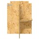 Terrárium alap polcokkal barna 100 x 40 x 50 cm osb