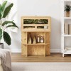 Terrárium alap polcokkal barna 60 x 30 x 50 cm osb