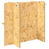 Terrárium alap polcokkal barna 60 x 30 x 50 cm osb