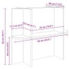 Terrárium alap polcokkal barna 60 x 30 x 50 cm osb