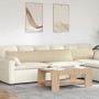 Kanapé párnák 2 pcs krém 200 x 40 cm szövet