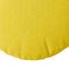 Ülőpárnák 2 pcs világos sárga ø50 x 19 cm szövet