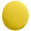 Ülőpárnák 2 pcs világos sárga ø50 x 19 cm szövet