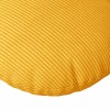 Ülőpárnák 2 pcs világos sárga ø60 x 21 cm bársonyos szövet