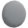 Ülőpárnák 2 pcs világosszürke ø80 x 29 cm szövet
