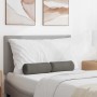 Hengerpárnák 2 pcs világosszürke ø 15 x 40 cm bársonyos szövet