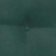 Hátpárna sötétzöld 45 x 24 x 50 cm bársony
