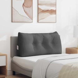 Hátpárna sötétszürke 100 x 24 x 50 cm szövet