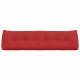 Hátpárna piros 180 x 24 x 50 cm szövet