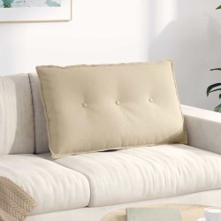 Hátpárna krém 80 x 50 cm mikroszálas szövet