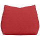 Hátpárna piros 45 x 20 x 35 cm szövet