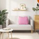 Hátpárna rózsaszín 60 x 20 x 50 cm szövet
