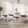Ülőpárnák 4 pcs sötétszürke 40 x 40 x 6 cm bársonyos szövet