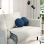 Ülőpárnák 2 pcs kék ø30 x 13 cm szövet