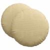 Ülőpárnák 2 pcs szürke zöld ø60 x 21 cm bársonyos szövet