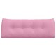 Hátpárna rózsaszín 120 x 24 x 50 cm szövet