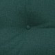 Hátpárna sötétzöld 140 x 24 x 50 cm szövet