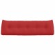 Hátpárna piros 160 x 24 x 50 cm szövet