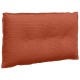 Hátpárna piros narancs 80 x 50 cm bársonyos szövet