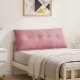 Hátpárna rózsaszín 120 x 50 cm bársonyos szövet