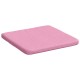 Ülőpárnák 4 pcs rózsaszín 40 x 40 x 3 cm szövet Ülőpárnák 4 pcs rózsaszín 40 x 40 x 3 cm szövet