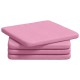 Ülőpárnák 4 pcs rózsaszín 40 x 40 x 3 cm szövet Ülőpárnák 4 pcs rózsaszín 40 x 40 x 3 cm szövet