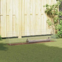 Csirkeketrec ezüst 215 x 55 x 55 cm horganyzott acél