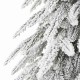 Karácsonyfa 300 led-del állvánnyal fehér 210 cm pe és acél
