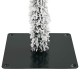 Karácsonyfa 300 led-del állvánnyal fehér 210 cm pe és acél