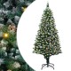 Mű karácsonyfa led -es lámpákkal zöld 180 cm pvc