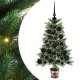 Karácsonyfa 150 led-del állvánnyal zöld 65 cm pe