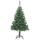 Mű karácsonyfa led -es lámpákkal zöld 180 x 40 cm pvc