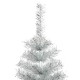 Mű karácsonyfák led -es lámpákkal ezüst 180 cm pet