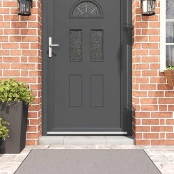 Csavaros ajtó kefe zár 6 pcs fehér 100 cm alumínium ötvözet