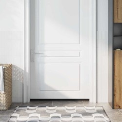 Csavaros ajtó kefe zár 2 pcs fekete 100 cm alumínium ötvözet