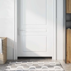 Csavaros ajtó kefe zár 6 pcs fekete 100 cm alumínium ötvözet