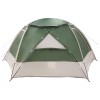 Kupola sátor levehető esővédővel zöld 8 személyes