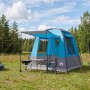 Partysátor kék 4 személyes 185t poliészter pu bevonattal