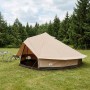 Családi sátor krémszínű 12 fős poli-pamut