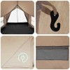 Kabin sátor krémszínű 340 x 246 x 210 cm poli-pamut